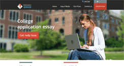 Desktop Screenshot of admission-service.com